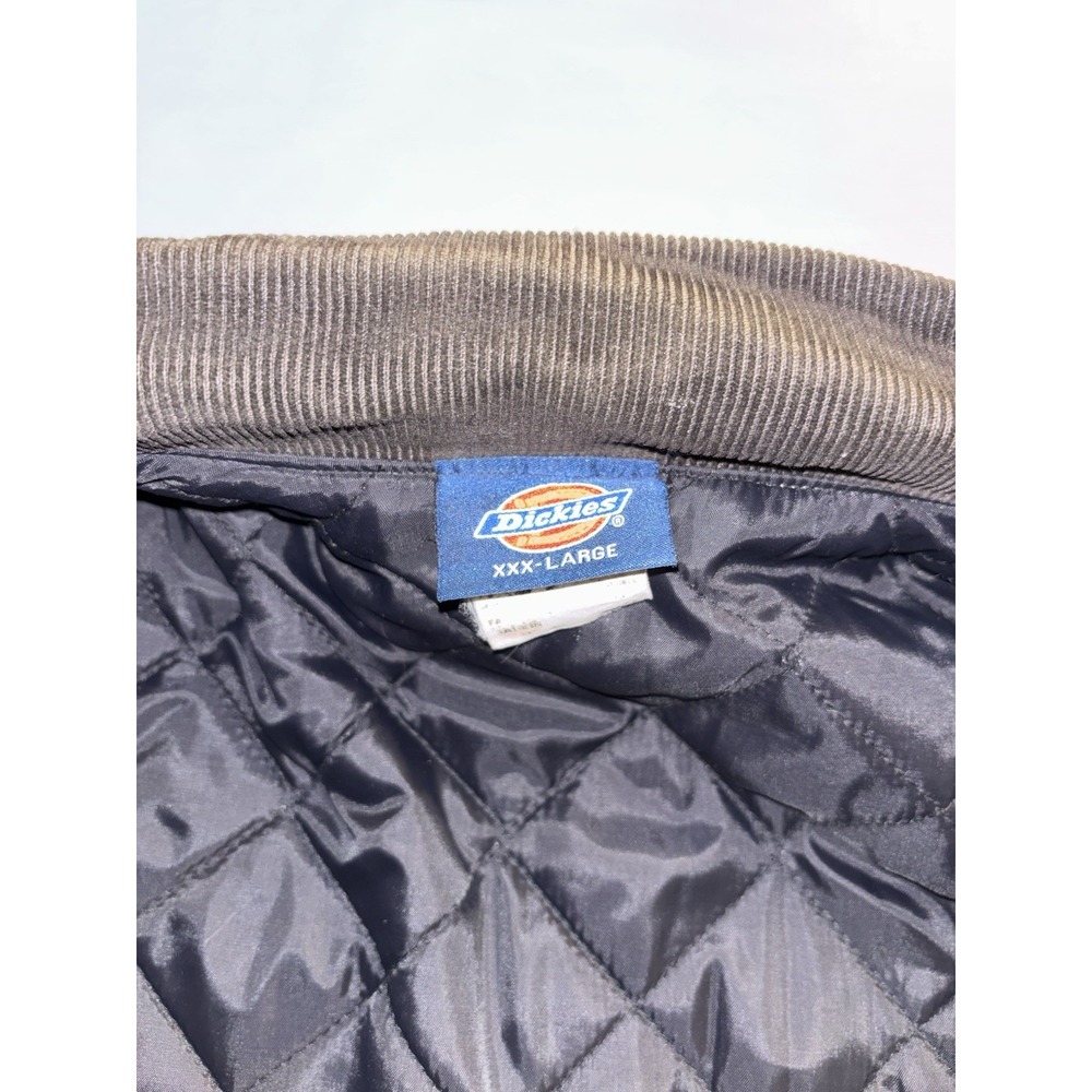 Dickies Jacket Mens 3XL Black Heavyweight Quilt Lined Field Vintage Big & Tall - Picture 5 of 16